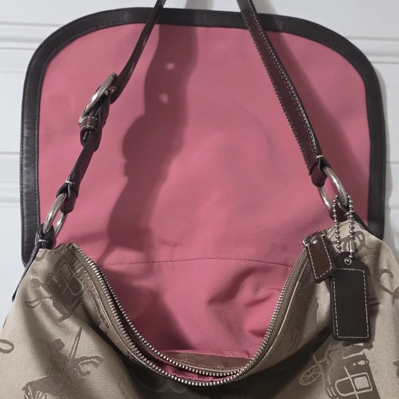 Coach Ashley Horse 'N Carriage Shoulder Bag - Picture 5 of 12